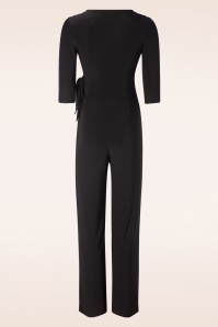 Vintage Chic for Topvintage - Maisy jumpsuit in zwart 2