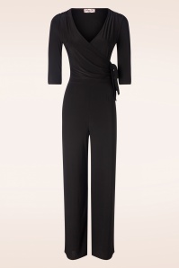 Vintage Chic for Topvintage - Maisy jumpsuit in zwart