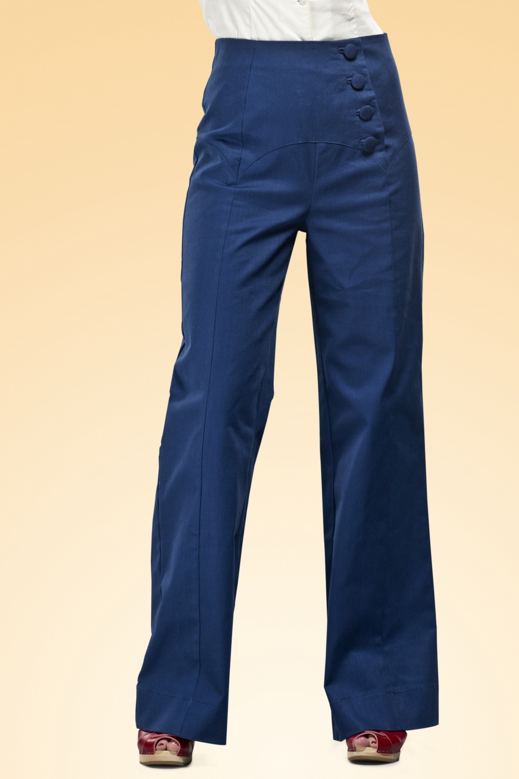 The 40s Garter Pants Navy