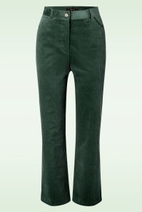 King Louie - Marcie Corduroy broek in Sycamore groen