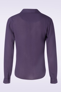 Zilch - Violet blouse in pruim 2