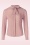 Banned Retro - Pussybow please blouse in roze 2