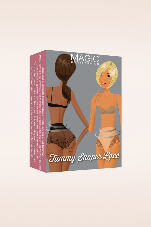 MAGIC Bodyfashion - Tummy Shaper Lace Slip in Zwart 3
