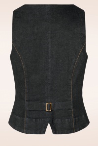 Rock-a-Booty - Dianne Waistcoat in Black 4