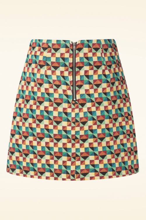 Louche - Aubin Geo Jacquard Minirok in multi 2