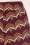 King Louie - Lounge border flared broek in cabernet rood 4