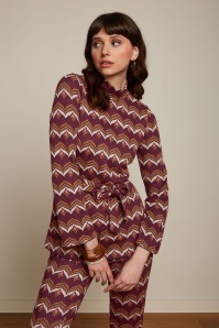 King Louie - Heloisa Lounge Tuniek Top in Cabernet Rood