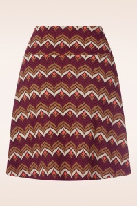 King Louie - Lounge border rok in cabernet rood 3