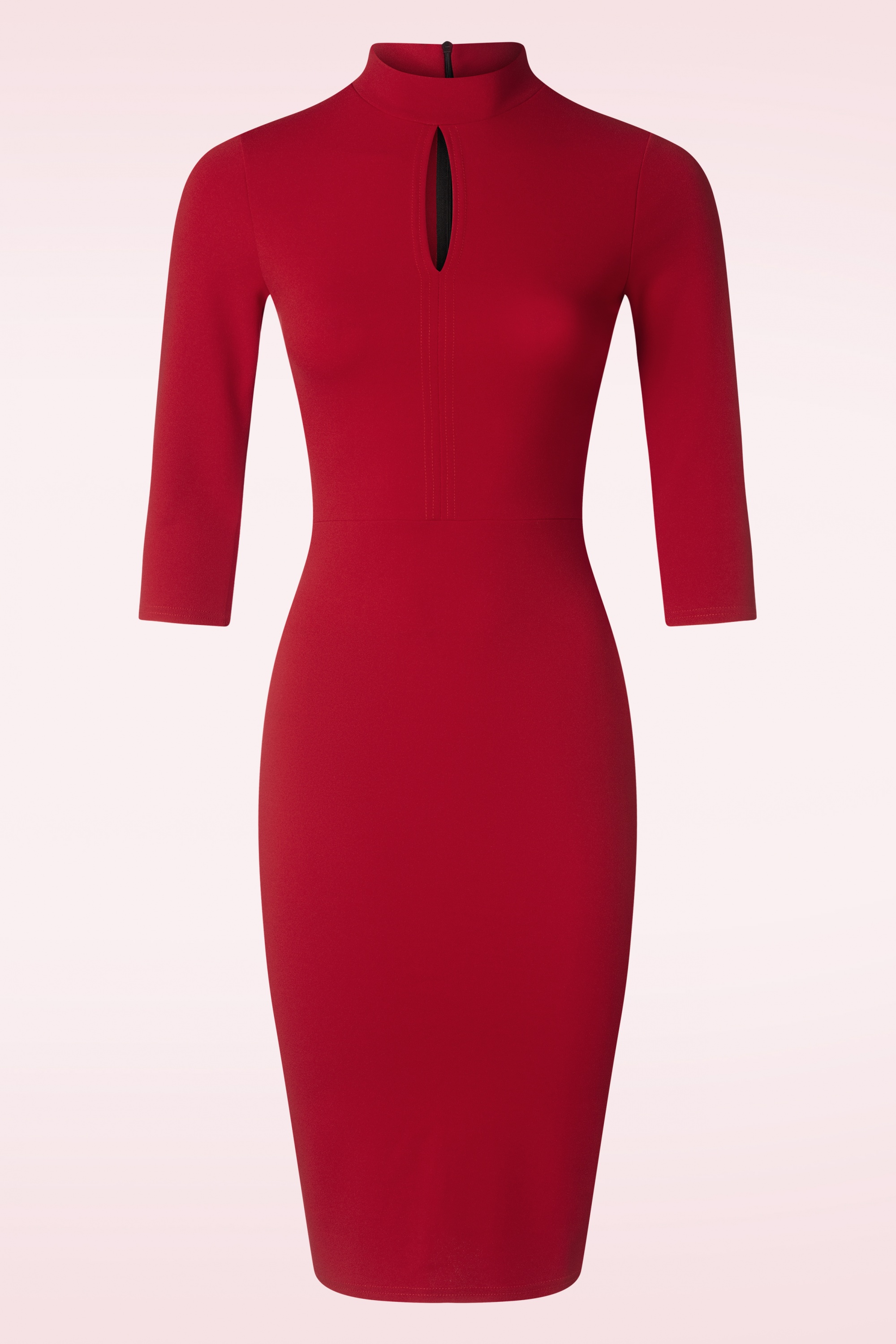 Vintage Chic for Topvintage - Nova Pencil Jurk in Rood