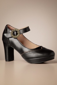 Chelsea Crew - Dossier Mary Jane Pumps in Zwart 2