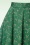 Topvintage Boutique Collection - Exclusief bij Topvintage ~ Adriana Xmas Swing Rok in Donker Groen 2