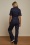 King Louie - Garbo Jumpsuit Walker Denim in Indigo Blauw 2