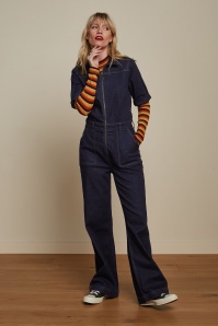 King Louie - Garbo Jumpsuit Walker Denim in Indigo Blauw