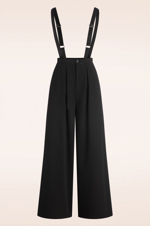 Collectif Clothing - Glynda Trousers in Black