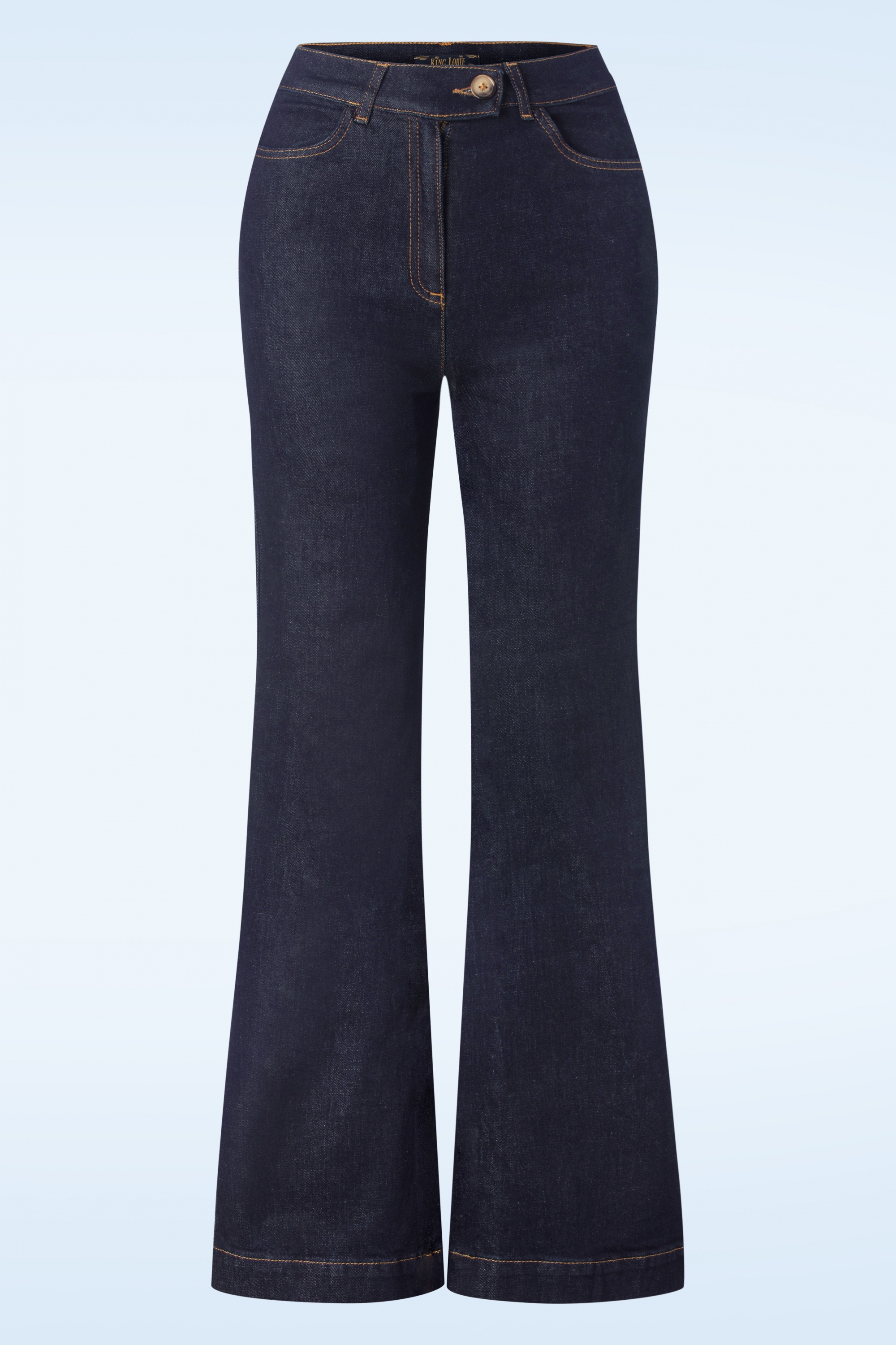 King Louie - Ella Walker denim broek in indigoblauw 3