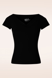 Collectif Clothing - TopVintage exclusive ~ 50s Audrey Pencil Dress Black