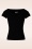 Collectif Clothing - TopVintage exclusive ~ 50s Audrey Pencil Dress Black