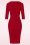 Vintage Chic for Topvintage - Gloria Glitter Pencil Dress in Red 2