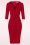 Vintage Chic for Topvintage - Gloria Glitter Pencil Dress en Rouge