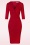 Vintage Chic for Topvintage - Gloria Glitter Pencil Dress in Red