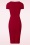 Vintage Chic for Topvintage - Demi Pencil Dress in Deep Red 2