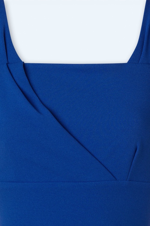 Vintage Chic for Topvintage - Riyana Swing Dress en Bleu Roi 4