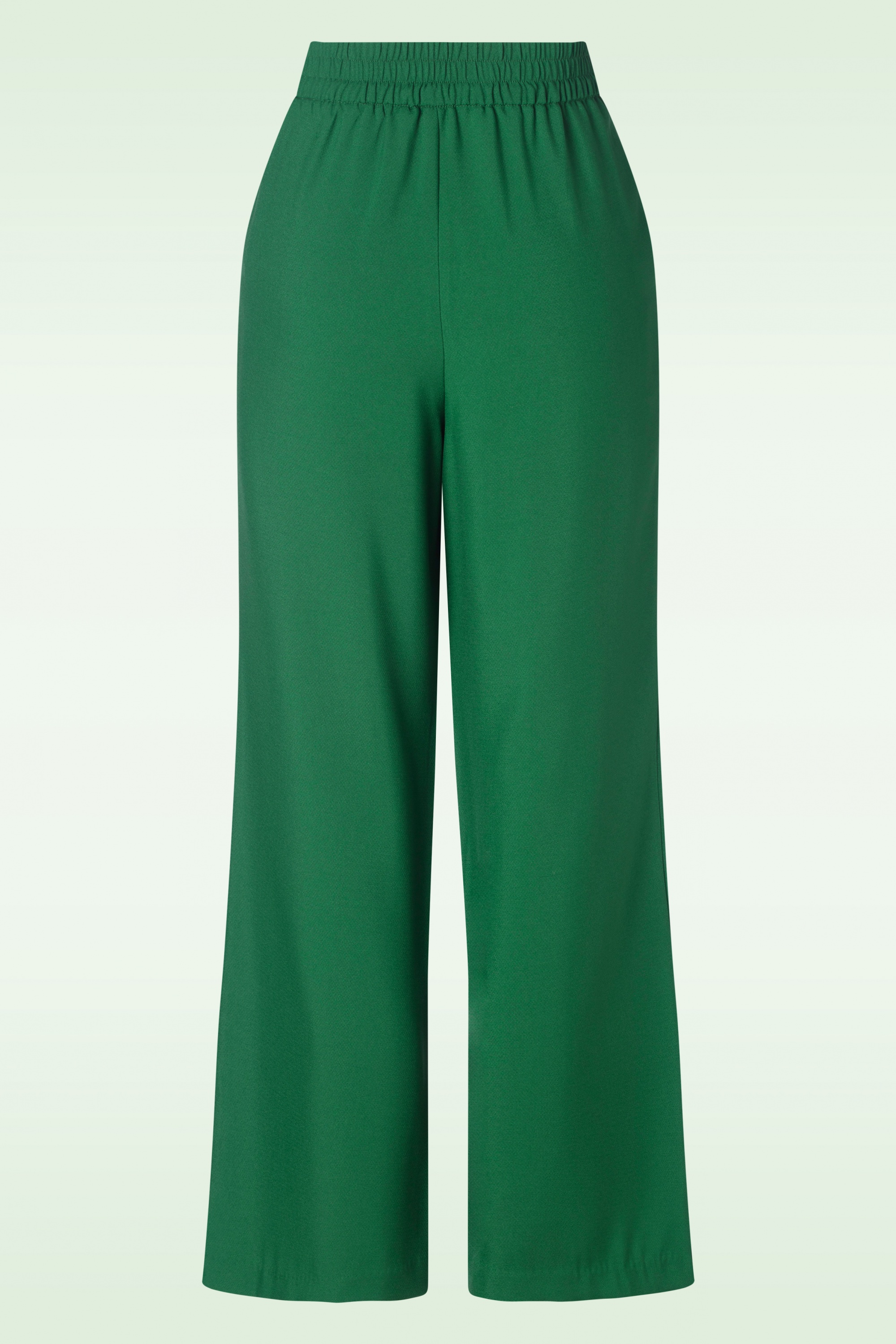 Louche - Tilde Wijde Pantalon in Groen 2