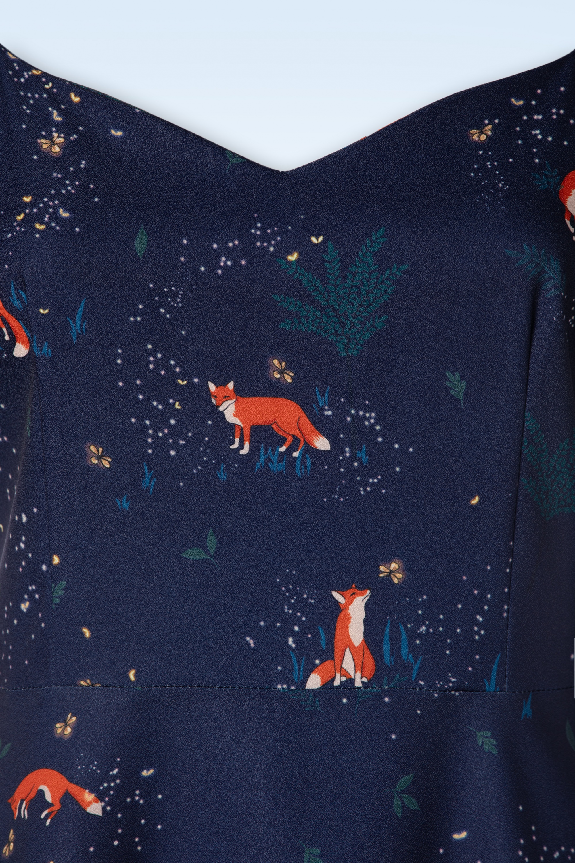 Vixen - Fox en Firefly jurk in marineblauw 3