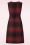 Timeless - Teddy Wool Check Jurk in Rood 4