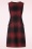 Timeless - Teddy Wool Check Jurk in Rood 2