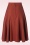 Banned Retro - Carol classic panel rok in rood 2