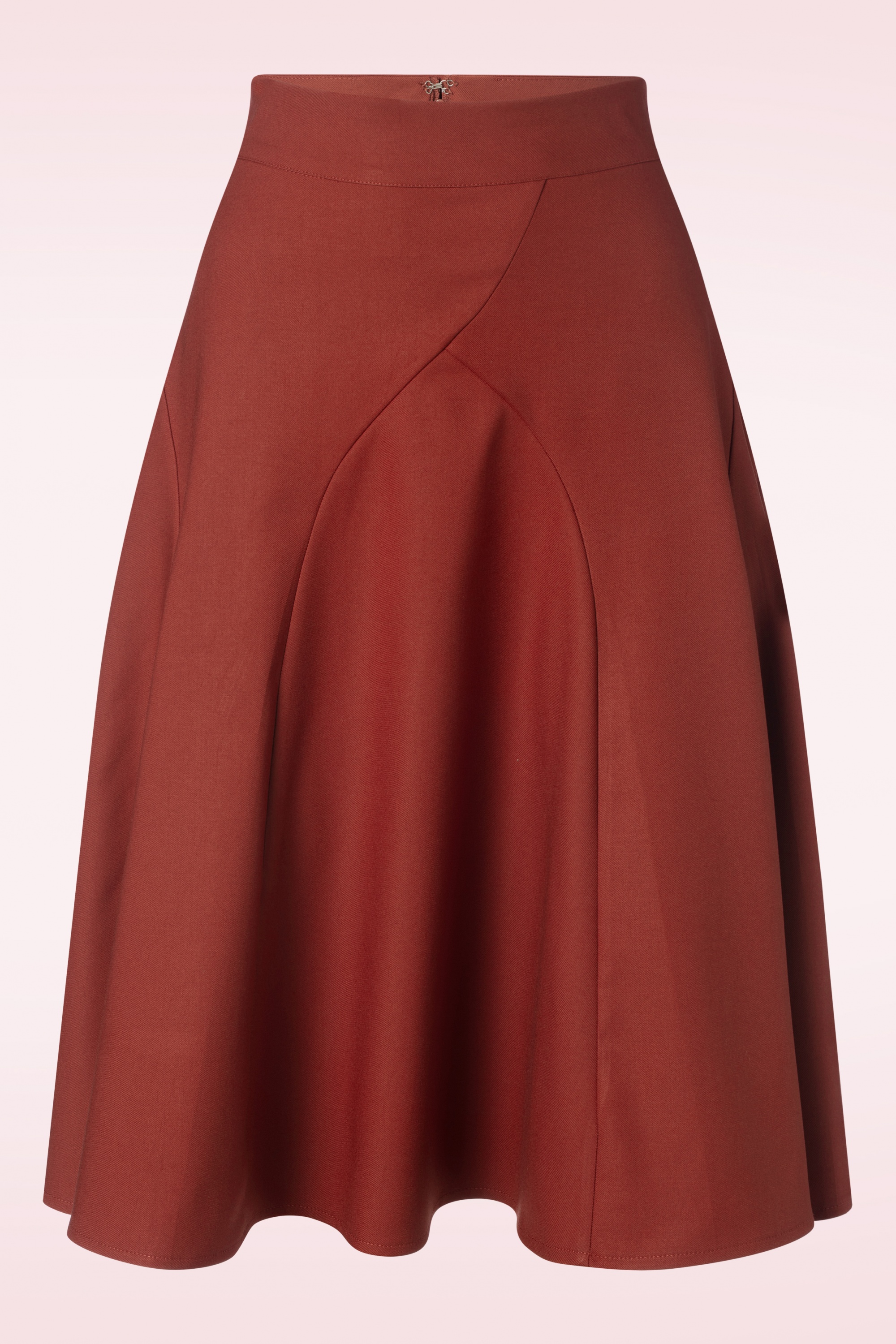 Banned Retro - Carol classic panel rok in rood