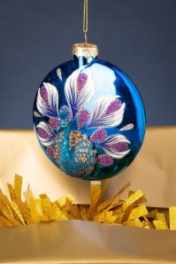 Sass & Belle - Peacock Shaped Bauble 3
