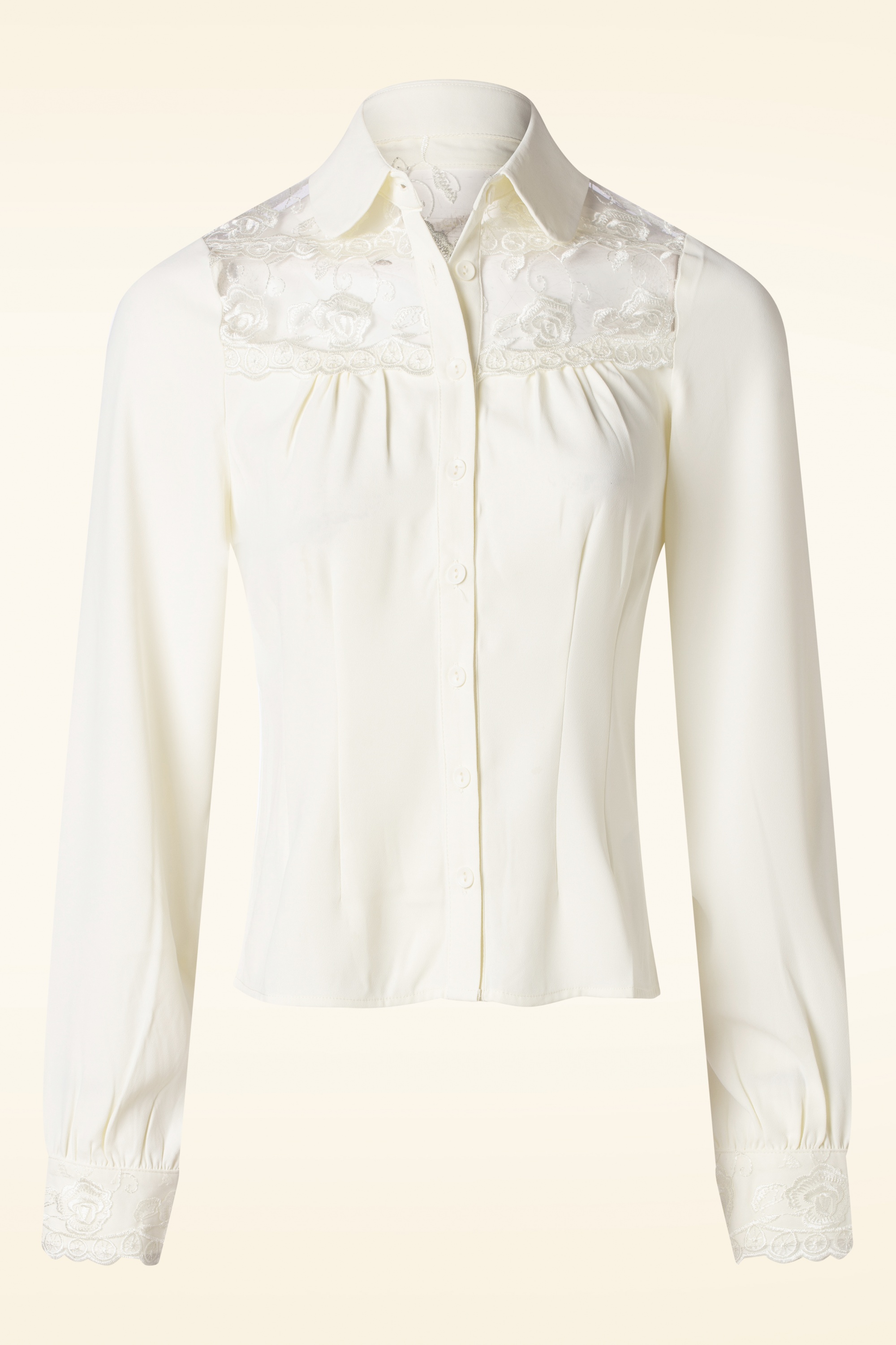 Bunny - Lucille blouse in ivoorwit