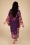 Powder - Peignoir Long façon Kimono Trailing Wisteria Lux en Violet Améthyste 3