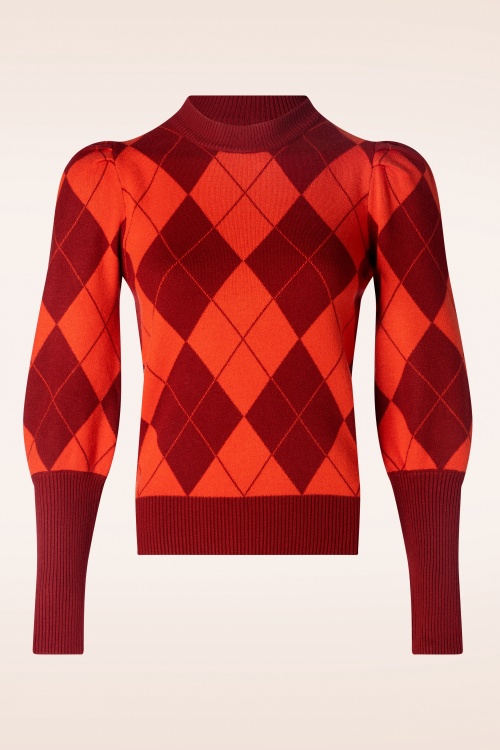 Minueto - Nicholson sweater in rood 2