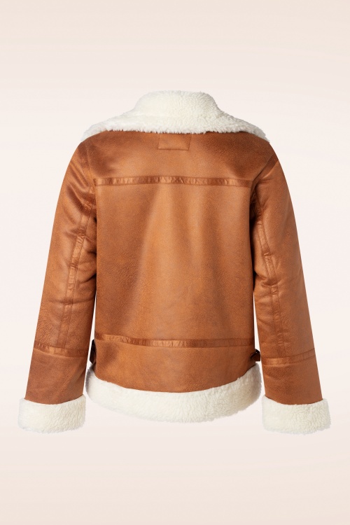 Md'M - Lammy Short Coat in Camel  4