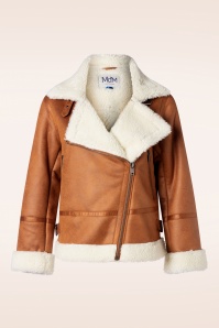 Md'M - Lammy Short Coat in Camel  2