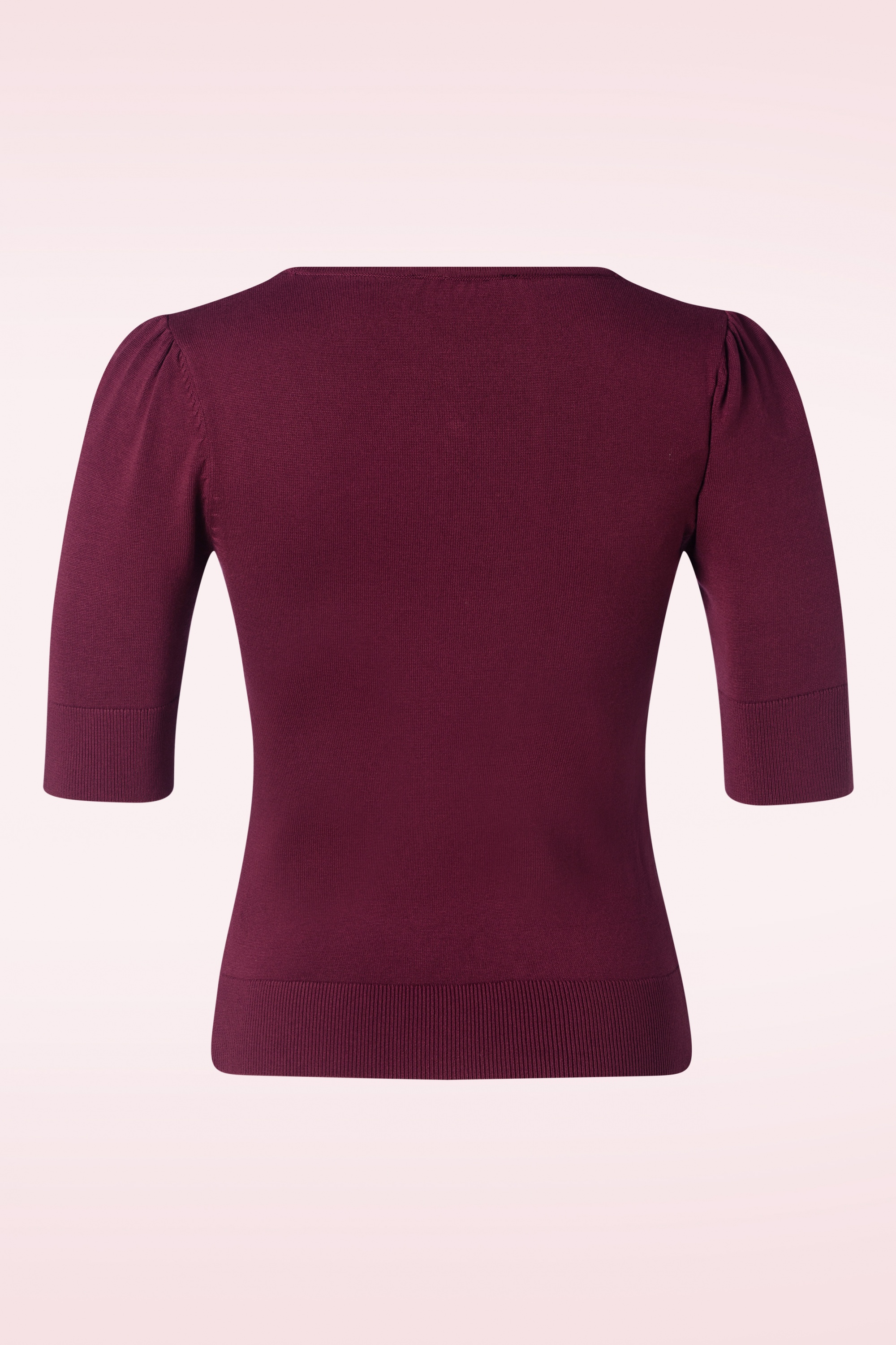 Collectif Clothing - Chrissie top in wijnrood 2