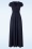 Vintage Chic for Topvintage - Genna Glitter Maxi Jurk in Zwart