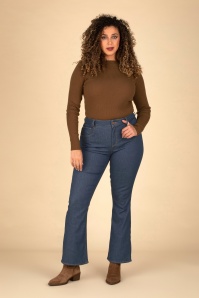 Rock-a-Booty - Rosa Jeans in Jeansblau 7