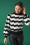 Minueto - Martina sweater in zwart en wit