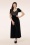 Timeless - Francesca Velvet maxi jurk in zwart 3