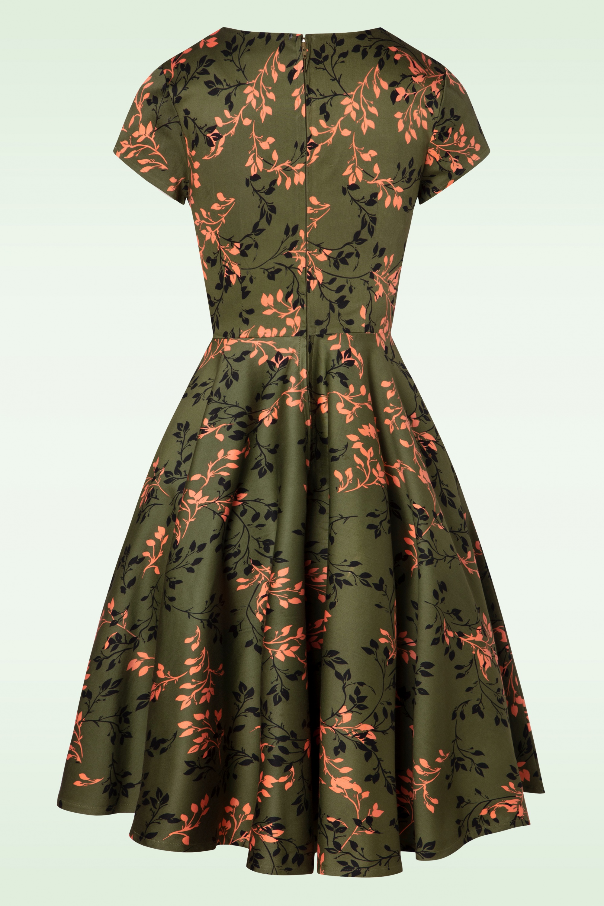 Khaki swing dress hotsell