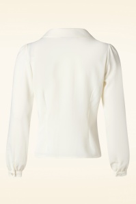 Collectif Clothing - Pepper blouse in ivoorwit 4