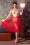 What Katie Did - Sandra Frilly Petticoat in Rot