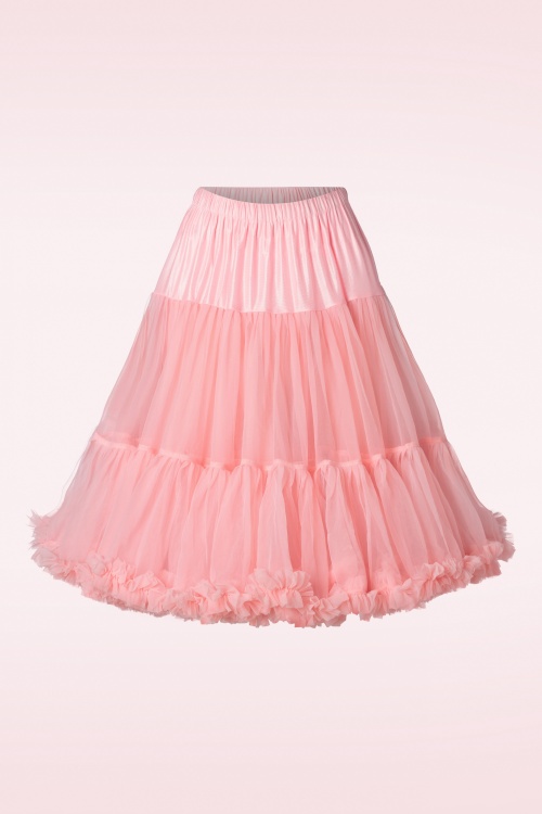 Banned Retro - Lola Lifeforms Petticoat in Salmon Pink