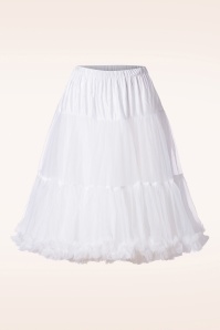 Banned Retro - Lola Lifeforms Petticoat in Weiß