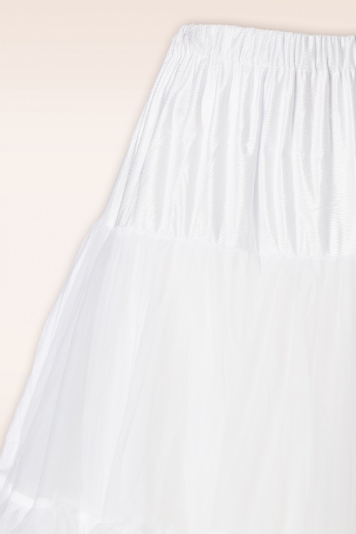 Banned Retro - Lola Lifeforms Petticoat in White 3