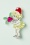 Erstwilder - Christmas Sweater Petal broche